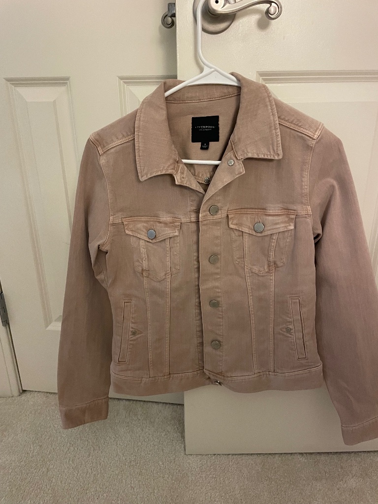 Blush Colored Jean Jacket